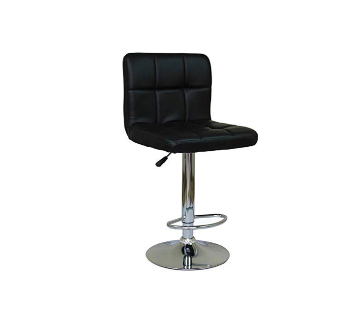 Bar Chair Office Chair Bar Stool Leather AdjustableBlack by Galaxy