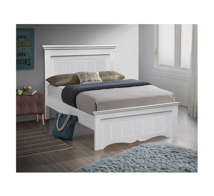 Galaxy Single Bed Size#(100x200) White Color & Furniture Store
