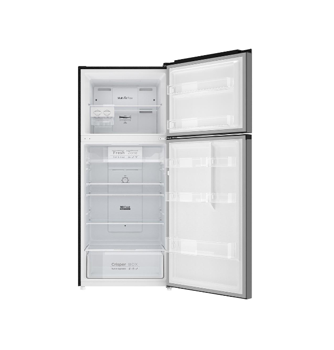 CHiQ Freestanding Gross Capacity 604L Refrigerator, Net Capacity 466L, No Frost, Inverter Cooling, Compact Design 70.3×70.3×185.5 cm, Black and Silver, CTM620NPSK1 (1 Year Warranty) - Electronics & Furniture Store