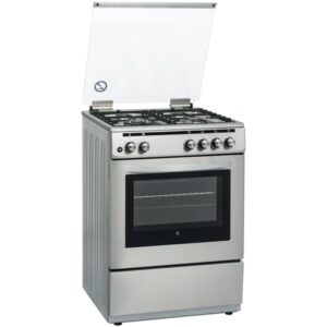Hoover 60×60 Gas Cooker Steel Free Standing Model FGC66.02S