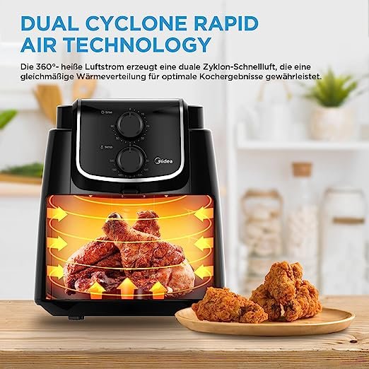 MIDEA Air Fryer, 3.5 l, 1500 W