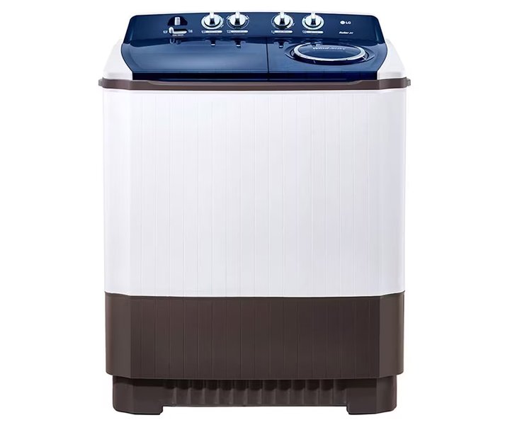 LG 13 Kg Twin Tub Washing Machine Roller Jet 3 Wash Programs Lint Filter White Model P1461RWPL | 1 Year Full Warranty