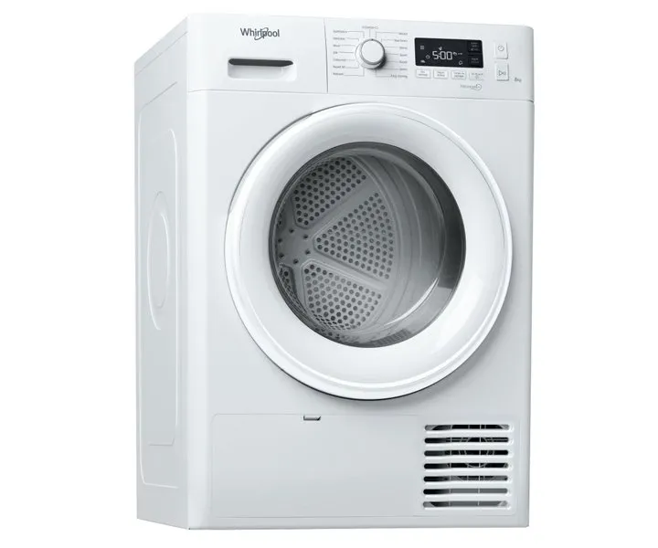 Whirlpool 8 KG Condenser Tumble Dryer Freestanding Front Load White Colour Model- FFTCM118BGCC | 1 Year Full Warranty