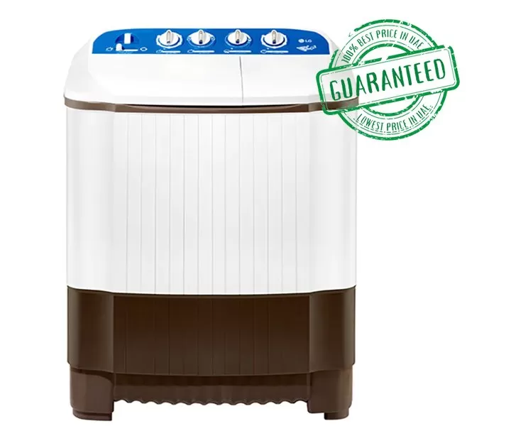 LG 7 Kg Twin Tub Semi Automatic Washing Machine Roller Jet Pulsator Color Blue\White Model – WP810RD – 1 Year Full Warranty.