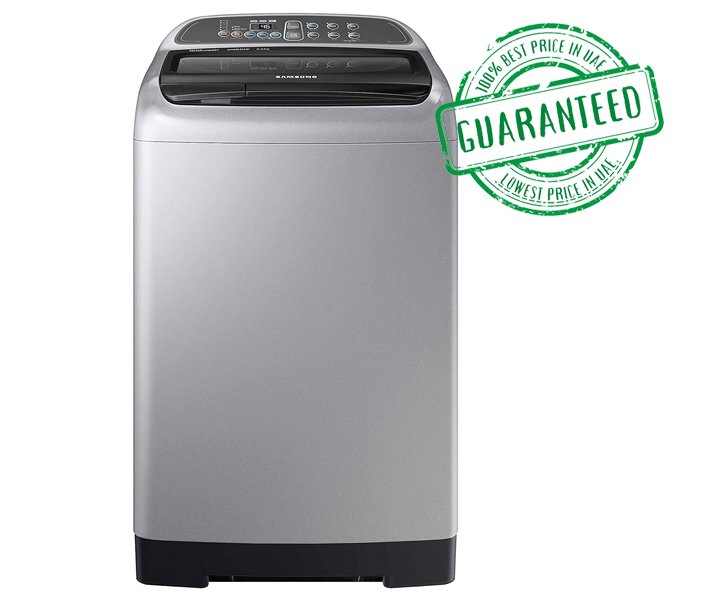 Samsung 6.5 Kg Top Load Full Automatic Washing Machine Tempered Glass Window Imperial Silver Model- WA65K4000HA