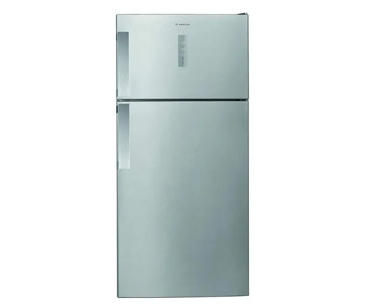 Ariston Top Mount Freezer Refrigerator 570 Liters Reversible Double Door Inox Model- A84TE31XO3EXUK | 1 Year Full Warranty