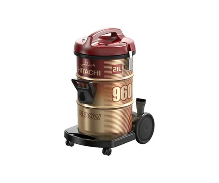 Hitachi 18 Liters Drum Vacuum Cleaner 2100W Tank Dust Capacity Wine Red Model CV950F24CBSWR | 1 Year Full Warranty