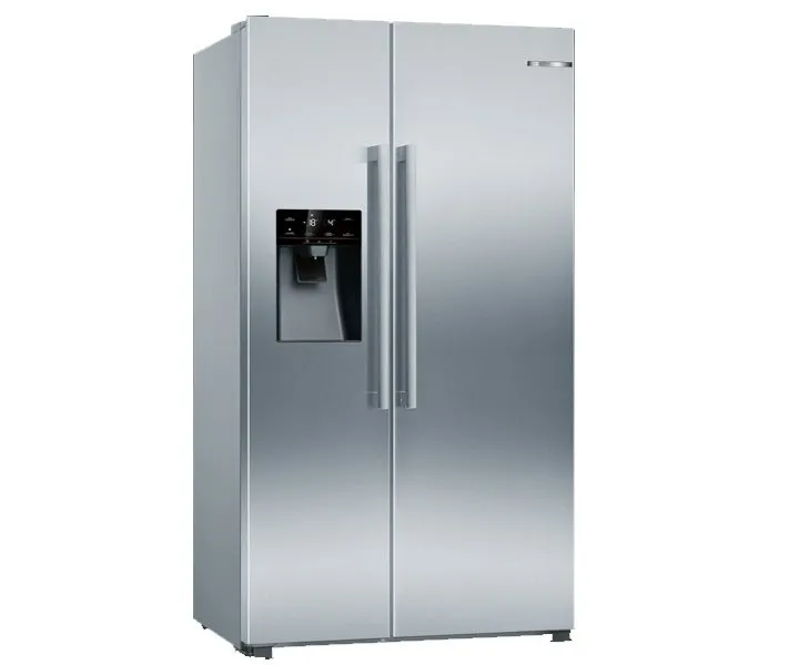 Bosch 610 Litres Side by Side Refrigerator Silver Model KAI93VI30M | 1 Year Full 5 Years Compressor Warranty.