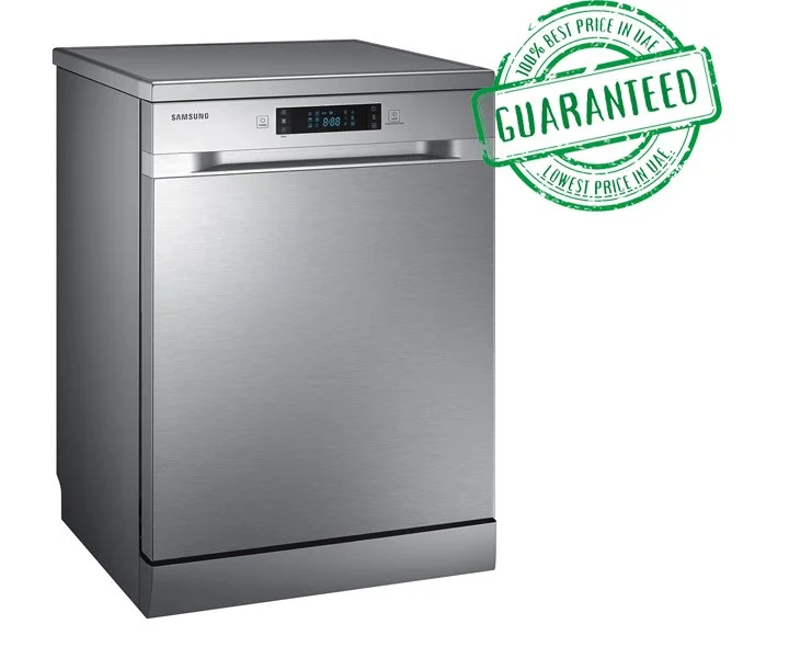Samsung Dishwasher 13 Place Settings 6 Program Free standing Silver Model- DW60M6040FS | 1 Year Warranty