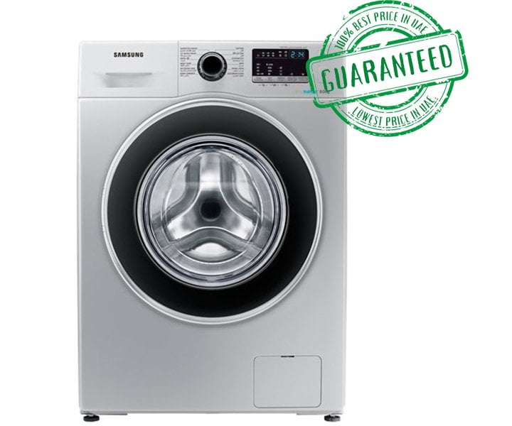 Samsung 8 Kg Front Load Washing Machine Eco Bubble Wash 1200 RPM Silver Model WW80J4260GS | 1 Year Full Warranty