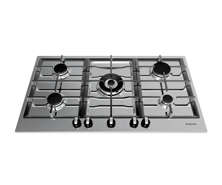 Ariston Built-In 90 cm Gas Hob 5 Burners with Gas Oven Inox Colour Model- PK951TGH | 1 Year Full Warranty