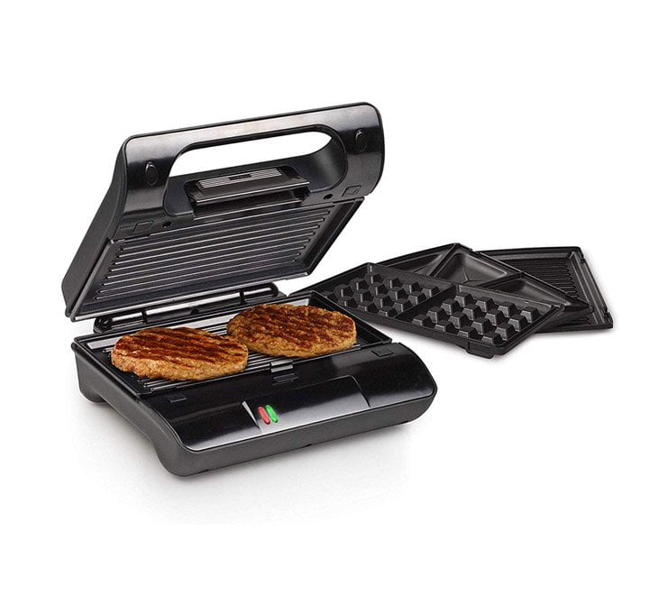 Overlegenhed overrasket Følsom Princess Multi & Sandwich Grill Compact Pro Removable Plates - PRN.117002  Black - Dhabione