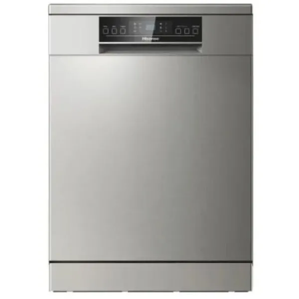 Hisense 15 Place Setting Dishwasher Free Standing Silver Model HS623E90G | 1 Year Warranty.