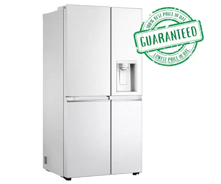 LG 889 Liters French Door Refrigerator with Dispenser Inverter White Model GCJ348CQFS | 1 Year Full 5 Years Compressor Warranty