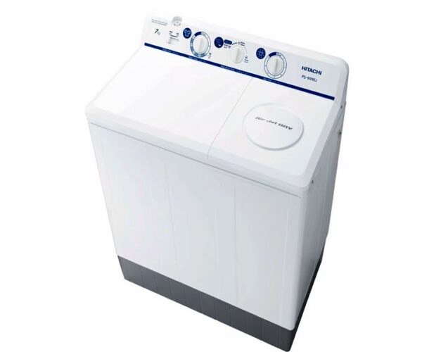 Hitachi Twin Tub Washing Machine PS999EJ3CGXWH