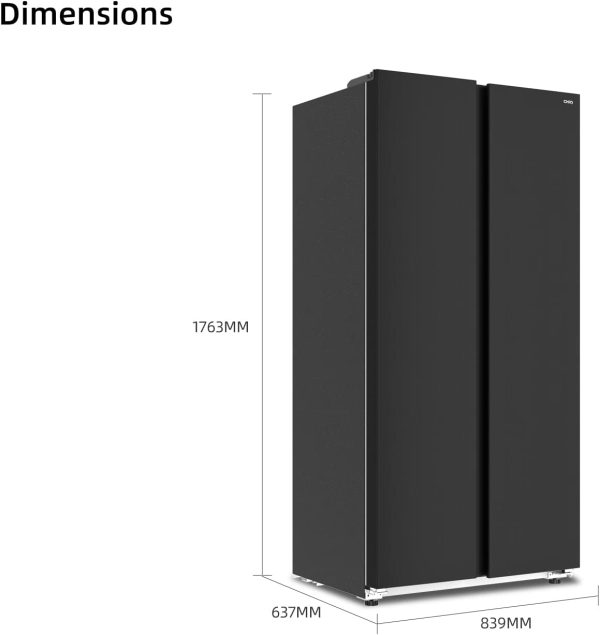 CHiQ Side by Side Refrigerator CSS560NPIK1