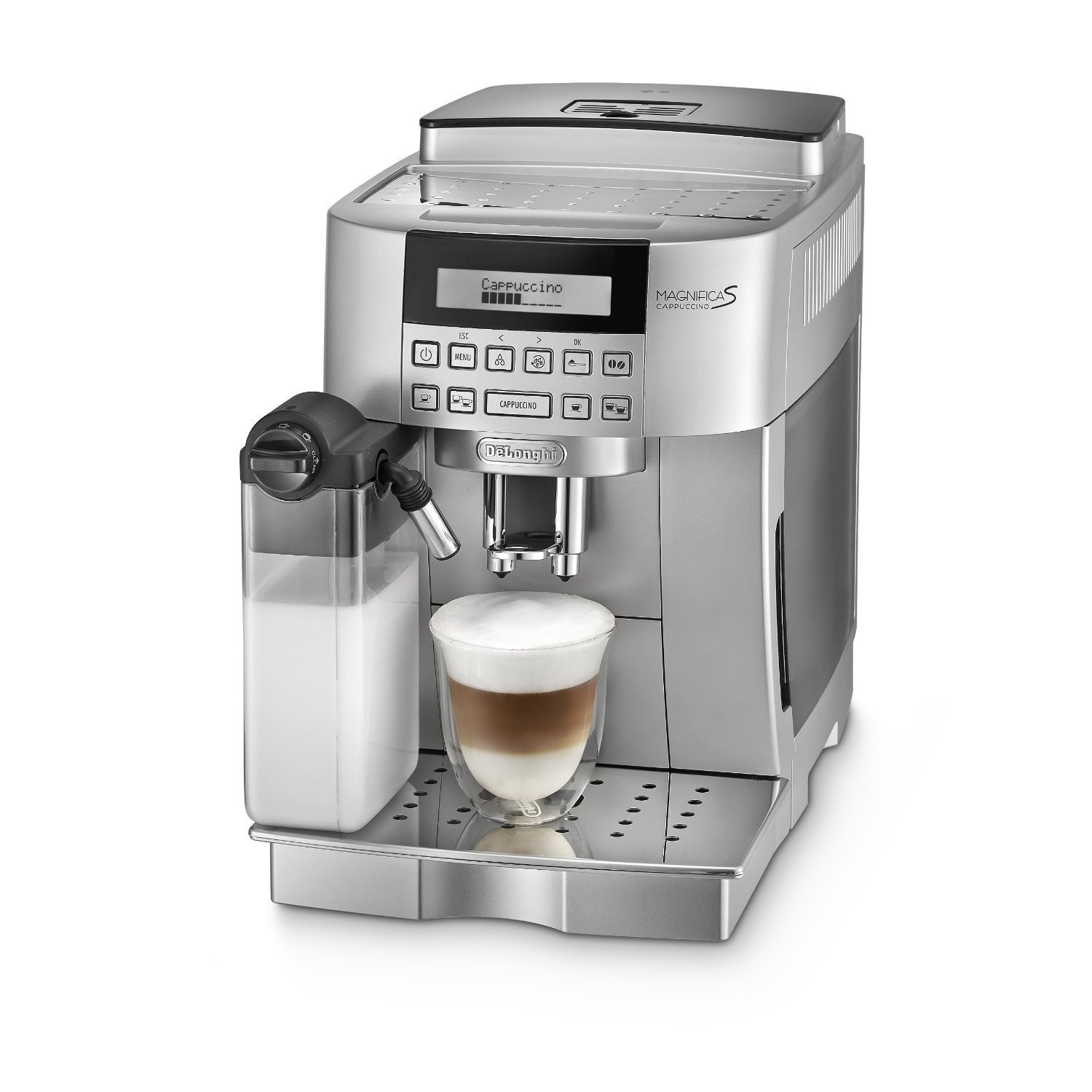 DeLonghi Fully Automatic Bean to Cup Coffee Machine 220W Model ECAM22.360.S | 1 Year Full Warranty
