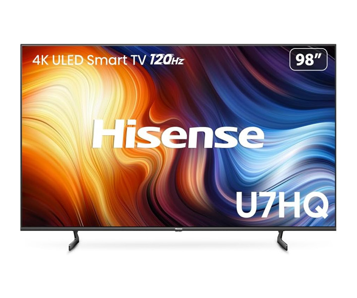 Hisense 98 Inches 4K Ultra HD Smart LED TV Model 98U7HQ | 1 Year Full Warranty.