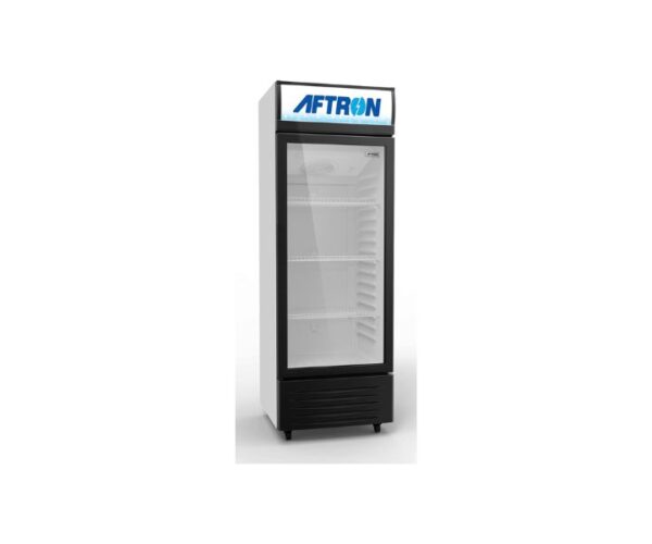 Aftron 300 Liters Glass Double Door Chiller AFSC300F,