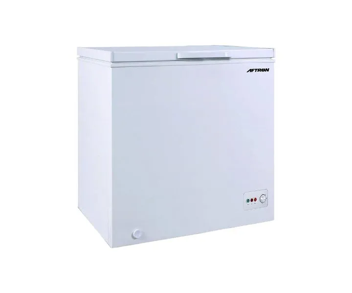 Aftron 150 Liters Chest Freezer White Model AFF155HAB | 1 Year Full 5 Years Compressor Warranty