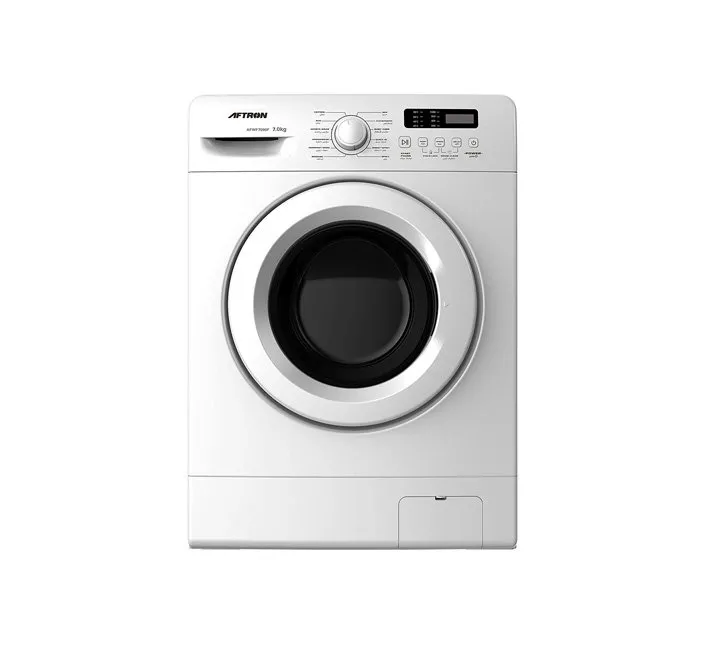 Aftron 7 Kg Front Load Washing Machine 12 Programs 1200 RPM Color White Model – AFWF7090FN – 1 Year Brand Warranty.