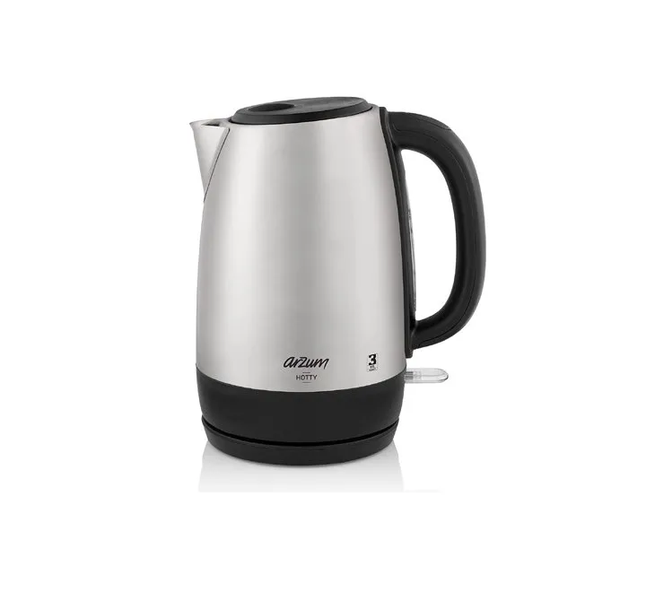Arzum 1.7 Litres Stainless Kettle Color Silver Model-AR3074 | 1 Year Brand Warranty.