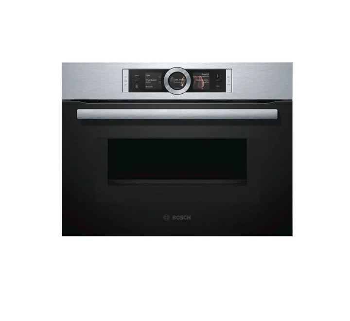 Bosch Built-In Compact Oven With Microwave Black Model CMG656BS1M  | 1 Year Brand Warranty.