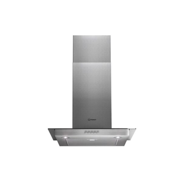 Indesit Cooker Hood Wall Mounted Stainless Steel IHF6.5SAMIX