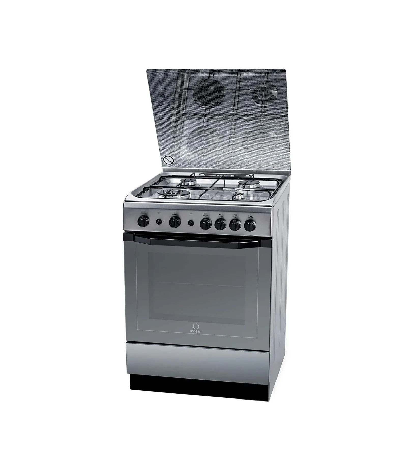 Indesit Cooker Ranges Silver Model I6TG1GXGHEX | 1 Year Full Warranty