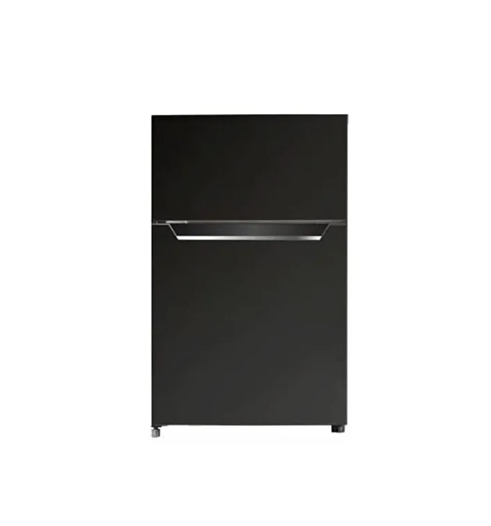 Bompani 100 Liter Refrigerator Double Door Defrost Black Model BR100SS | 1 Year Full 5 Year Compressor Warranty.
