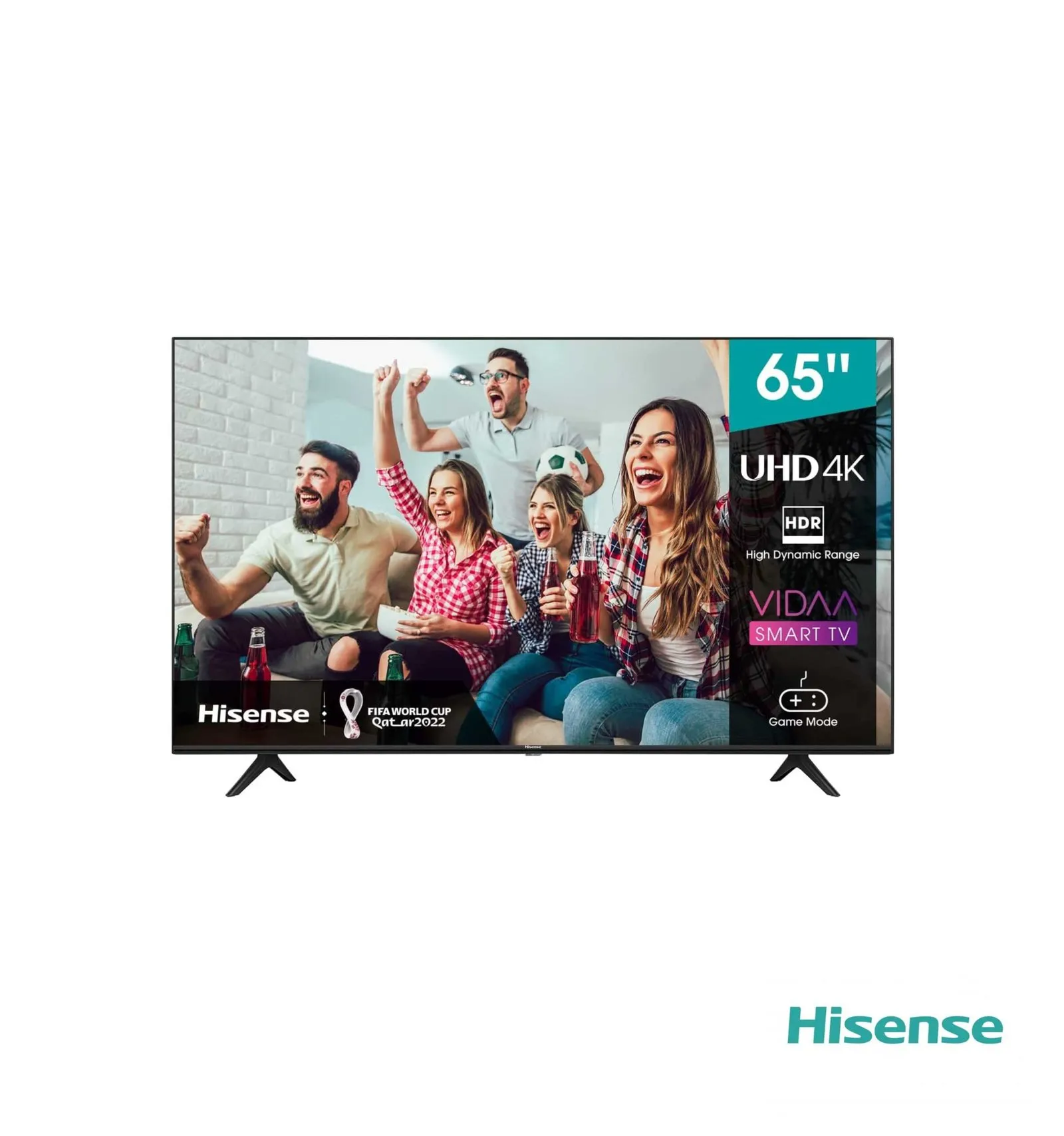 Hisense 65 Inch UHD 4k Smart TV A6 Series WiFi Bluetooth Black Model 65A6GE | 1 Year Warranty.