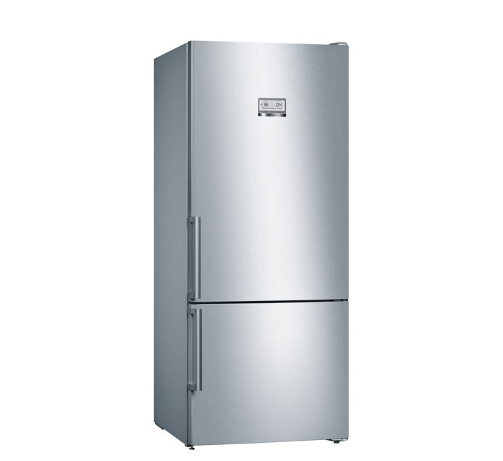 Bosch 559 Litres Bottom Freezer Double Door Color Silver Model KGN56HI30M | 1 Year Full 5 Years Compressor Warranty.
