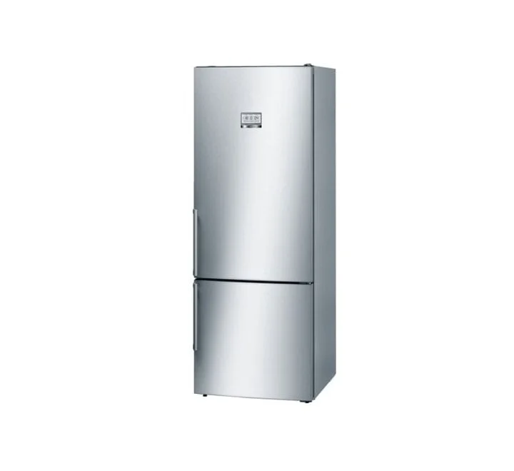Bosch 554 Liters Bottom Freezer Silver Inox Model KGN56PI30M | 1 Year Full 5 Years Compressor Warranty.