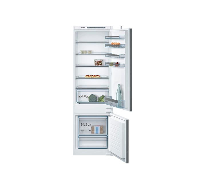 Bosch  270 Liters Built in Fridge freezer Refrigerator with freezer at bottom White Model KIV87NSF0M | 1 Year Full 5 Years Compressor Warranty.