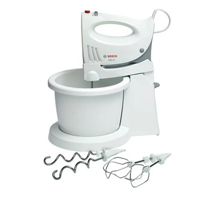 Bosch 350W Hand Mixer With Bowl Color White Model MFQ3555GB | 1 Year Brand Warranty.