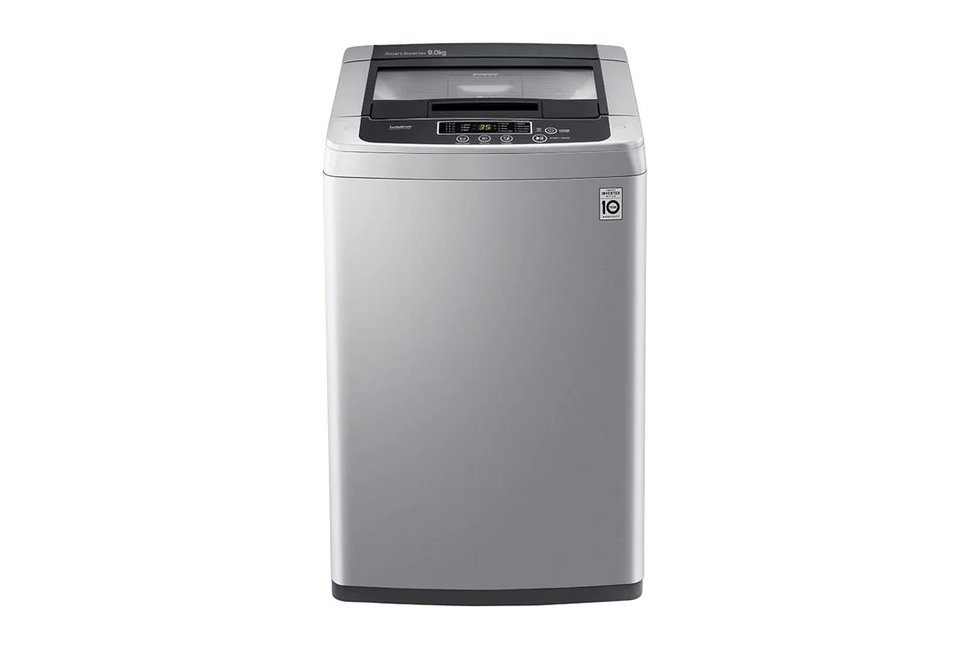 LG 9 Kg Top Load Fully Automatic Washing Machine Smart Inverter Color Silver Model – T9585NDHVH – 1 Year Warranty.