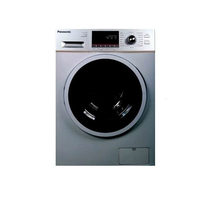 Panasonic 8 kg Front Load Washing Machine Silver Model NA148MB2 | 1 Year Warranty.