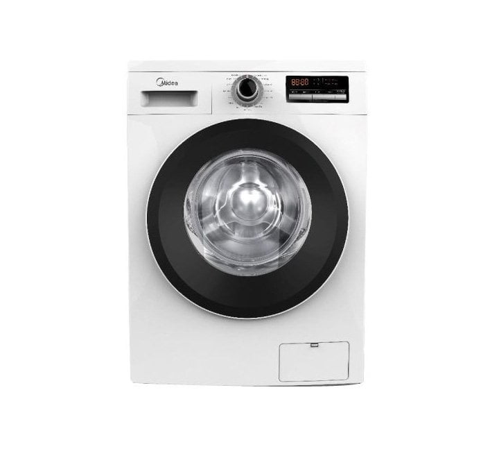 Midea 6 Kg Front Load Fully Automatic Washing Machine White Model MF100W60WGCC |  1 Year Warranty.