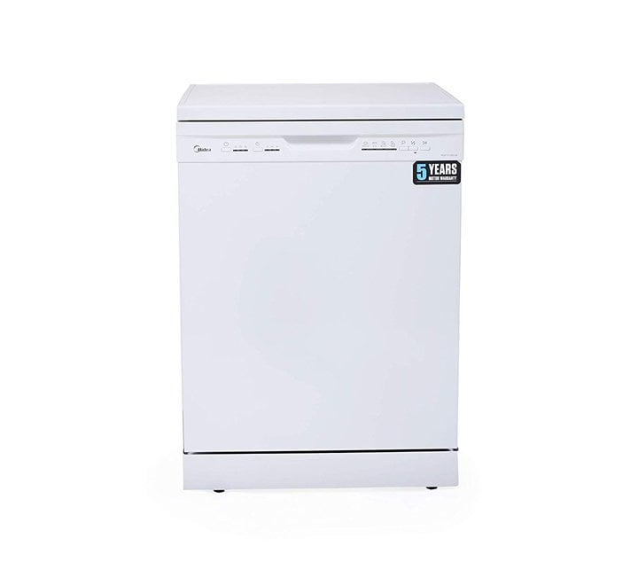 Midea Freestanding Dishwasher 12 Place Setting White Model WQP125203W | 1 Year Full Warranty.