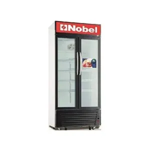 NOBEL 650 Liters Showcase Chiller Double Door