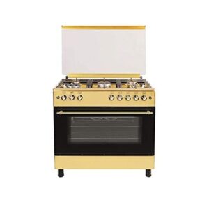 Nobel Gas Cooker 5 Burners Gas Oven Cast Iron Grids