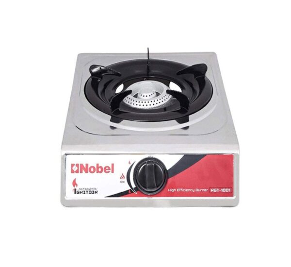 NOBEL Single Gas Stove With Brass Auto Ignition