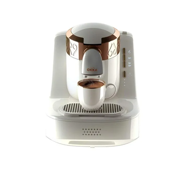 Arzum Okka Coffee Maker Machine White/Copper Model-OK001W | 1 Year Brand Warranty.