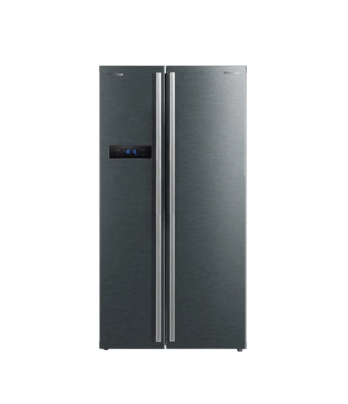 Panasonic 700 Liter Side By Side Refrigerator Dark Grey Model NRBS700MS | 1 Year Full 10 Year Compressor Warranty.