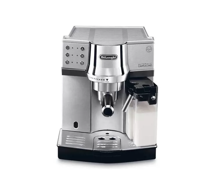 DeLonghi Espresso And Cappuccino Coffee Machine Color Silver Model – EC850.M – 1 Year Full Warranty