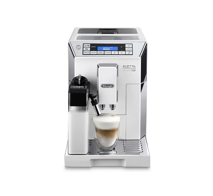 DeLonghi Eletta Automatic Coffee Machine 760W White Model DLECAM45 | 1 Year Full Warranty