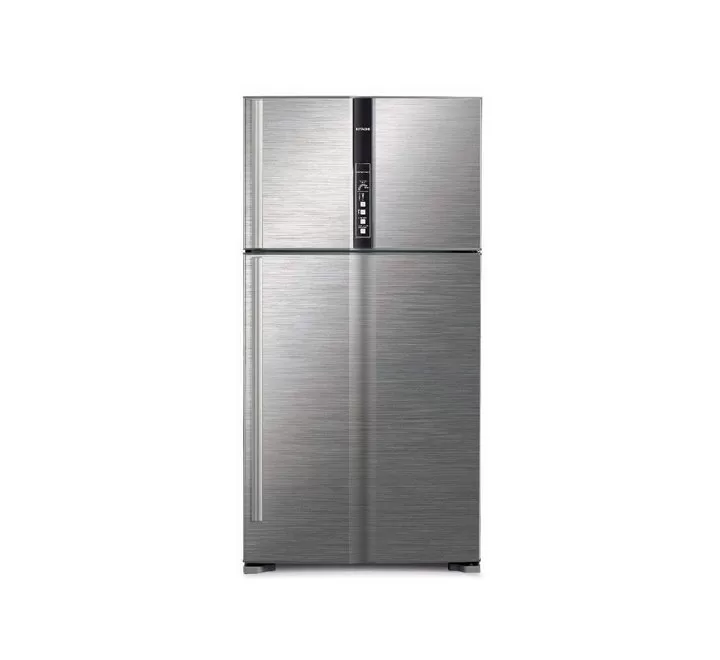 Hitachi 820 Liter Top Mount Freezer Double Door Refrigerator Brilliant Silver Model RV820PUK1KBSL | 1Year Full 5 Years Compressor Warranty