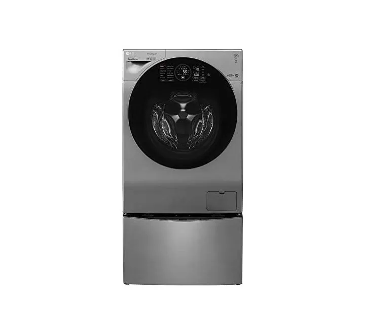 LG 12 Kg 7 Kg Dryer Front Load Twin Washer Inverter Direct Drive Motor 1400 RPM Color Silver Model – FH4G1JCH6N/F8K5XNK4.