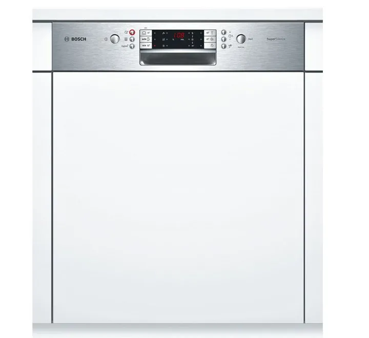 Bosch Built In Dishwasher 5 Programs 12 Place Settings White Model SMI69N75EU | 1 Year Brand Warranty.