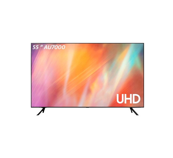 Samsung 58 Inch UHD 4K Flat Crystal Smart TV, AU7000, Titan Gray Model UA58AU7000UXZN | 1 Year Warranty.